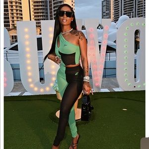 Gsuwoo Mesh Jumpsuit